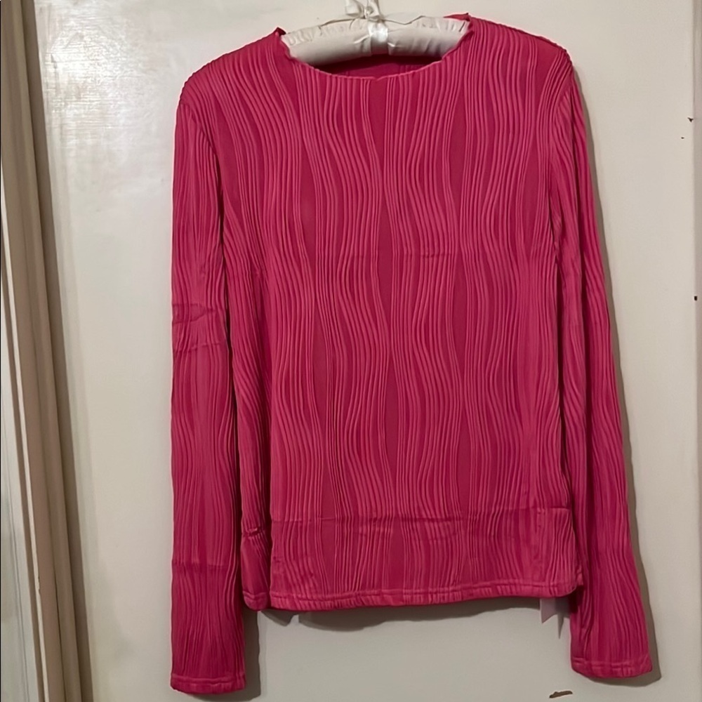 NWT ZANZEA Long Sleeve Knit Shirts Textured Underwear Tops Casual Slim Fit M